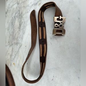 Men's Dolce and Gabbana Leather Belt